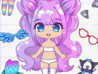 Chibi Anime Princess Doll